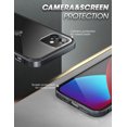 thumbnail image 3 of SUPCASE Unicorn Beetle Edge Series Case Designed for iPhone 12 / iPhone 12 Pro (2020 Release) 6.1 Inch, Slim Metal Frame Case with TPU Inner Bumper & Transparent (Black), 3 of 8
