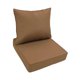 thumbnail image 2 of Juego de cojines de asiento profundos para exterior, almohadilla de espuma universal de alta densidad para sofá. Café, 2 of 9