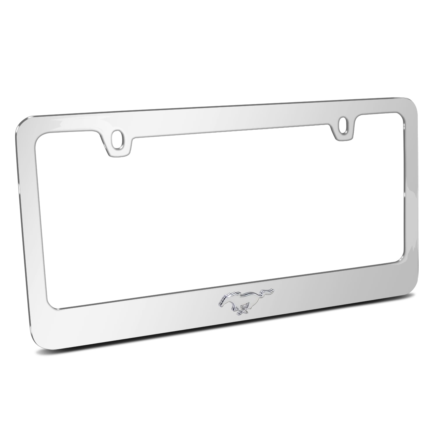 Ford Logo Super-Duty Laser Mark Matt-Look Black Acrylic License Plate