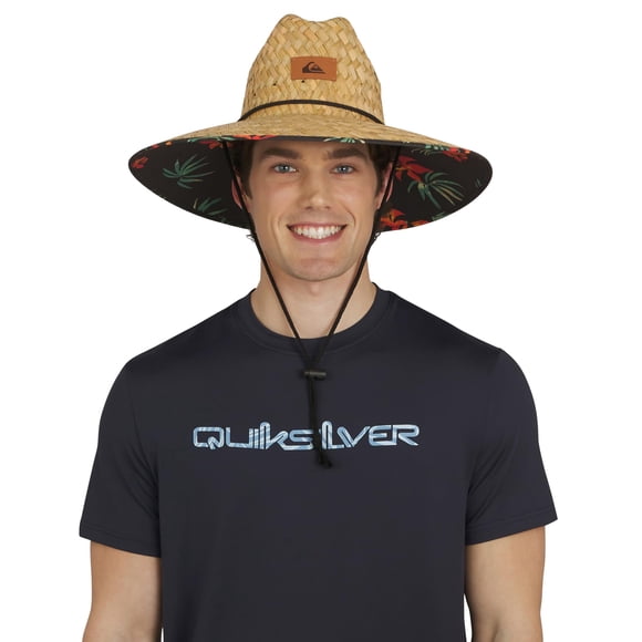 Sombrero Quiksilver Lifeguard de Paja Negro S/M