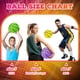 thumbnail image 4 of Juego de Baloncesto HyDren Talla 6 de Goma Diámetro 23 cm 6 Colores, 4 of 8