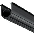 thumbnail image 2 of U-Shaped Garage Door Bottom Weather Seal with O-Ring, 20ft Black Rubber Seal for 5/16" T-Tracks & 3-3/4" Door Width, Weather Stripping & Insulation, 2 of 11