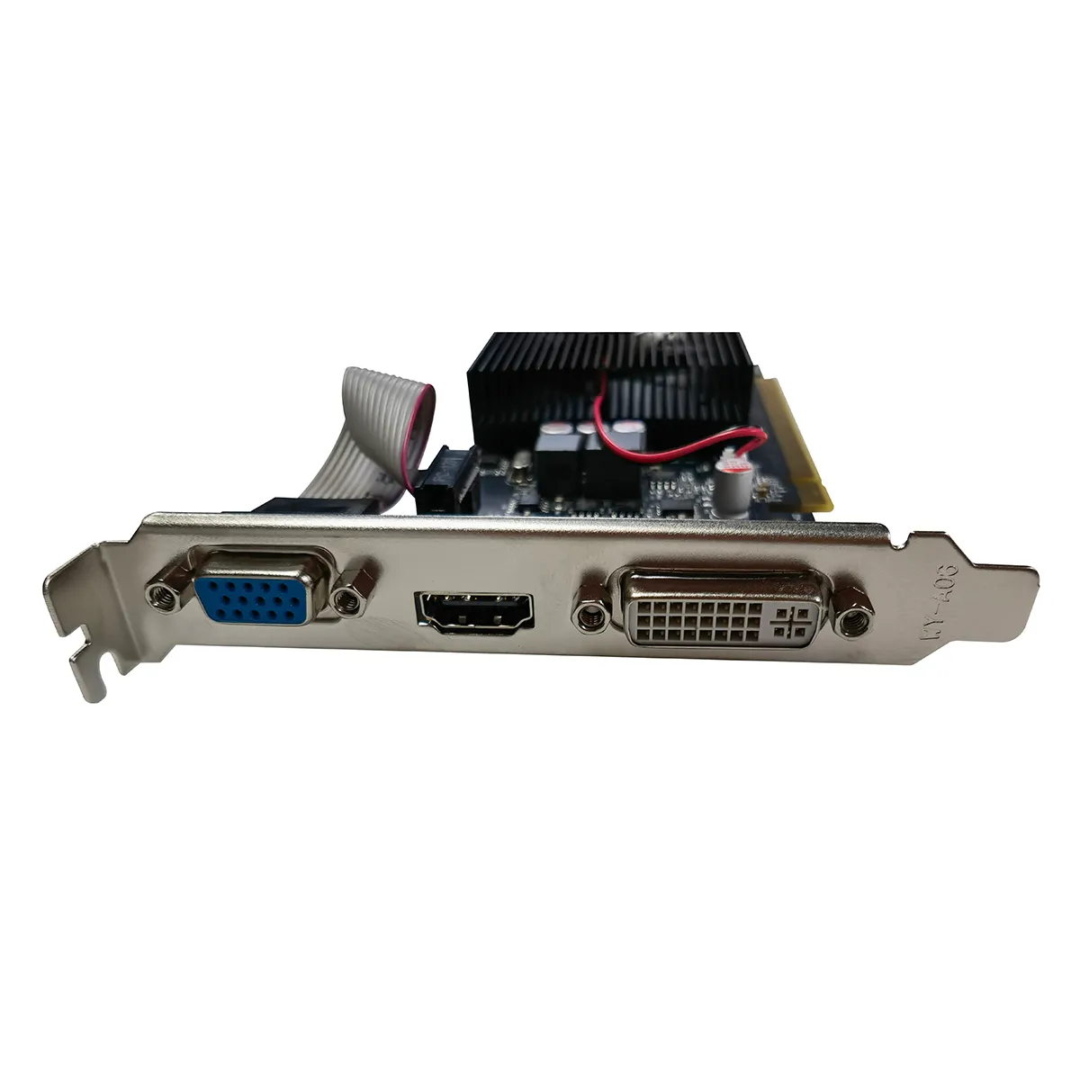 GT220 1GB DDR3 128bit Graphics Card, Support DirectX 10.1 Single Fan Low PC Video Card, PCI Express X16 2.0, HDMI/DVI/VGA Interface