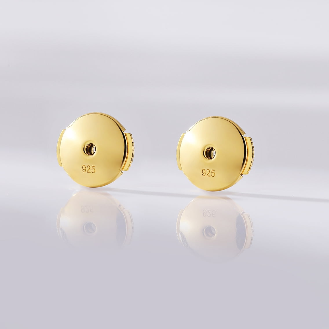 Jiamiaoi Earring Backs Locking Earring Backs for Studs 925 Sterling Silver Earring Backs Lifters Replacement Earring Backs Butterfly Clasp for Studs