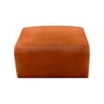 thumbnail image 4 of Meridian Furniture Arc Cognac Velvet Ottoman, 4 of 8