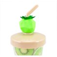 thumbnail image 3 of Vaso Valtari con tapa y popote diseño de kiwis color beige 380 ml, 3 of 3