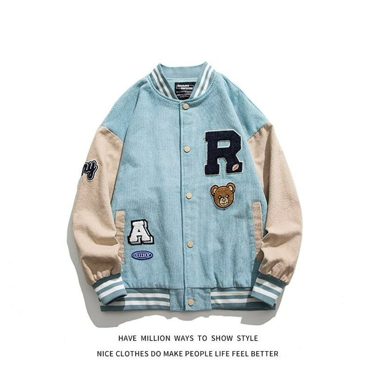 Cute varsity jacket store