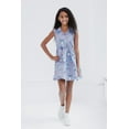 thumbnail image 3 of Disney Lilo & Stitch Little Girls Chambray Skater Dress Little Kid to Big, 3 of 4