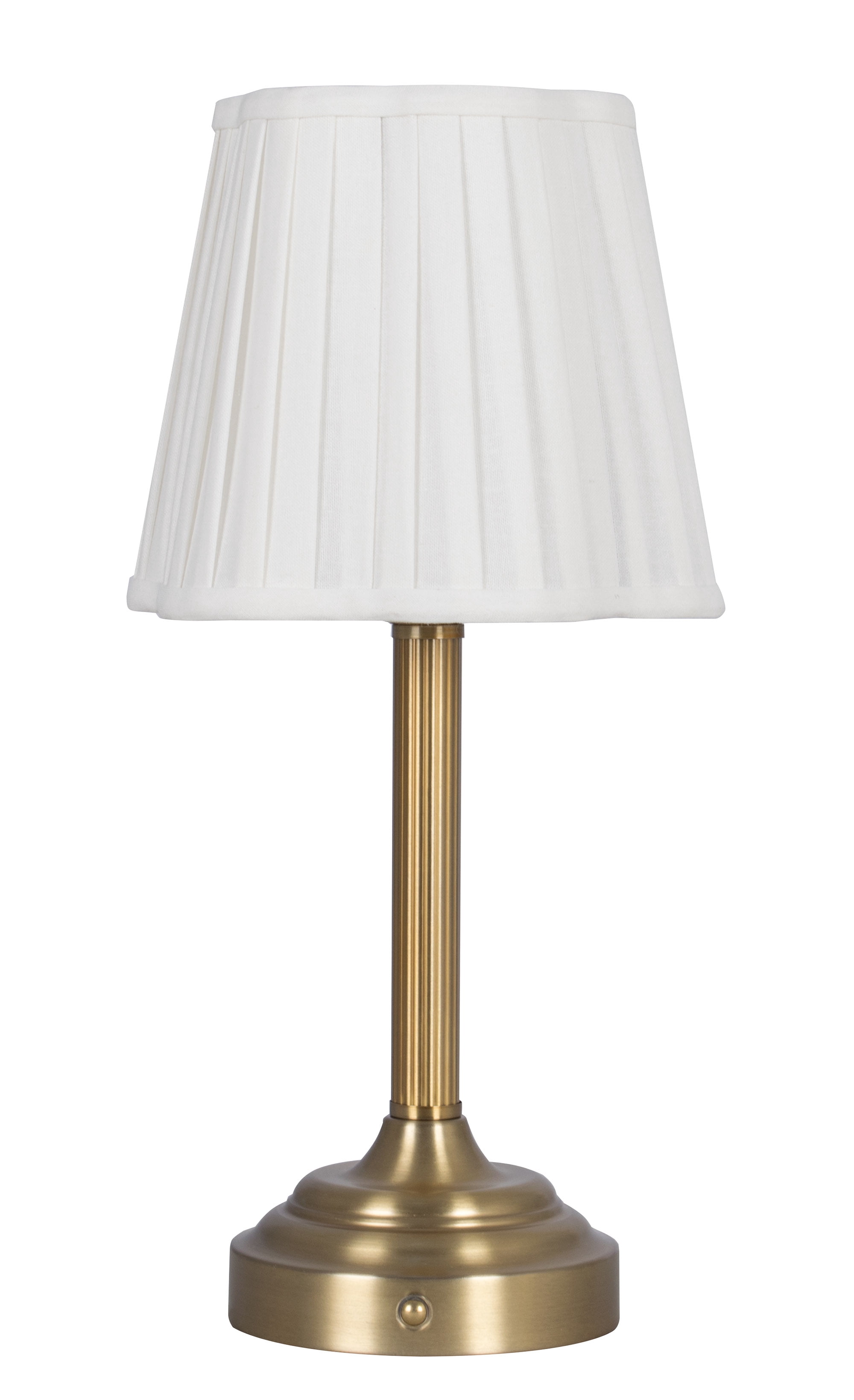 Better Homes & Gardens 13" White Shade Rechargeable Portable Lamp