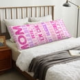 thumbnail image 6 of Naloa Best Mom ever Super Soft 20x60 Body Pillow Case,Long Side Hidden Zipper（PILLOWS ARE NOT INCLUDED）, 6 of 6