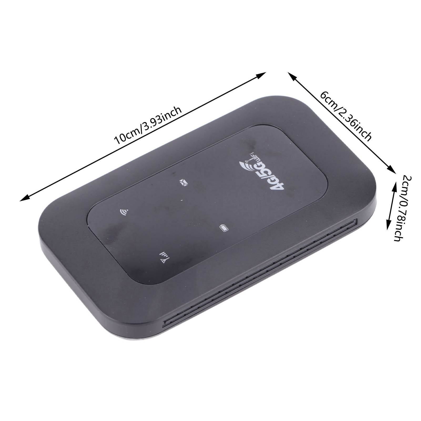 4G Portable WiFi, High Speed Multifunctional Slim Card Inserted Portable 4G WiFi Router  For Car For Tablet For Laptop For Travel