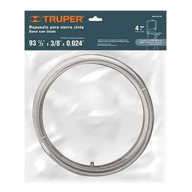 Repuesto Sierra Cinta 14'' 1 Hp 4 Dpp Truper 16287 R93X4-SCI-14E