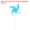 Light Blue, variant on 50pcs Windmills for the Yard Garden 15 Inch x 7.5 Inch 4 Leaves, Orange