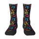 thumbnail image 2 of Calcetines largos de algodón transpirables para hombre y mujer de Pieces Of Pi, calcetines para deportes al aire libre, 2 of 4