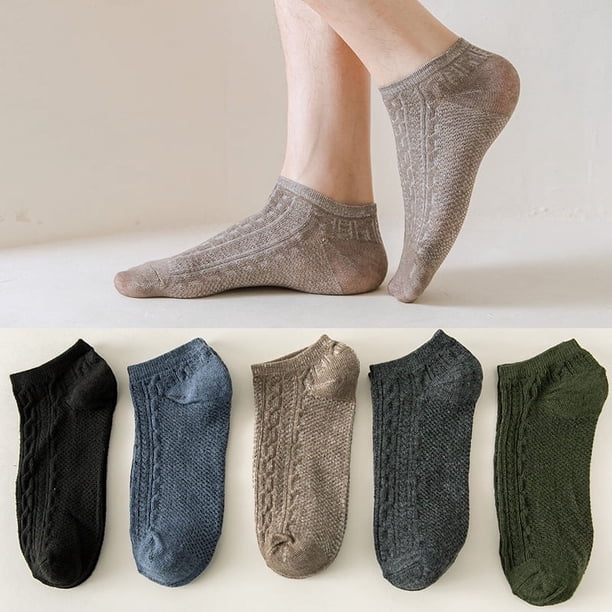 Calcetines náuticos de otoño e invierno para adultos, calcetines invisibles para hombres y mujeres