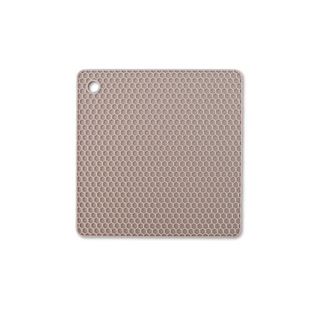 

ADVEN Heats Insulation Table Mat Dish Plate Pot Pad Square Coaster Nonslip Placemat Desk Countertop Protector Kitchen Draining Champagne
