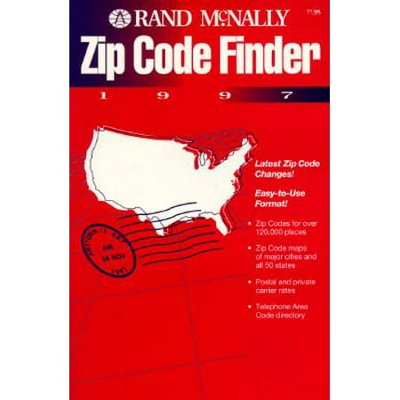 Zip Code Finder 1997 (RAND MCNALLY ZIP CODE FINDER) [Paperback - Used]