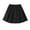 Black, variant on Girls' Dresses Pleated Elastic Waist School A Line Mini Skirt Kids Clothing