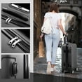 thumbnail image 5 of Zimtown 3 Piece Nested Spinner Suitcase Luggage Set With TSA Lock Dark Gray, 5 of 14