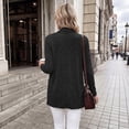 thumbnail image 4 of Women's Open Front Long Cardigan Lightweight with Pockets Fall Layering, 4 of 8