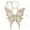 Gold, variant on Todaioua Fairy Wings for Adults and Girls,Fairy Costume Set with Floral Garland, Fairy Hair Tinsel, Wand & Elf Ears – 35"x28" Butterfly Wings – Ideal for Cosplay, Party