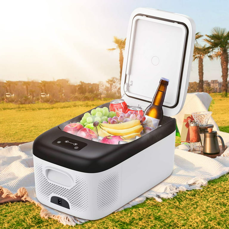 Hcalory 25L Portable Car Refrigerator, 27 Quart RV Fridge + Touch Screen  Control, 12/24V DC Mini Electric Cooler for Driving Travel Outdoor or Home  Use 