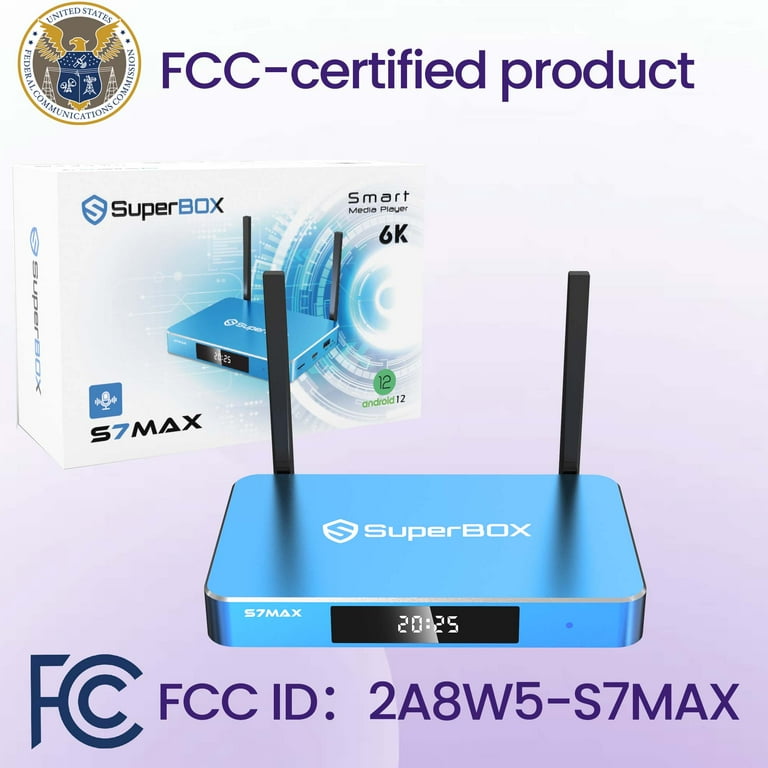 SuperBox S5 Max Premium Edition, Android 12, 4GB RAM, 64GB Storage