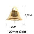 thumbnail image 3 of Mini cascabel dorado y plateado de 1 cm y 2 cm para árbol de Navidad, decoración para mascotas, cascabel de metal para colgar, accesorios para manualidades hechos a mano, 3 of 5