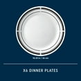 thumbnail image 4 of Corelle Brasserie 10.25" Glass Dinner Plate (Set of 6), 4 of 7
