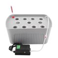thumbnail image 2 of Sistema hidropónico de 11 agujeros para cultivo de plantas y flores, caja de cultivo sin suelo de 110V (enchufe gris de EE. UU.), 2 of 8