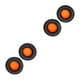 thumbnail image 3 of Tholdsy Auriculares Almohadillas para los oídos Cojín Gaming Cuero Accesorios de protección auditiva Reemplazo en la oreja para Pro Naranja 2piezas, 3 of 6