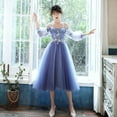 thumbnail image 6 of Blue Bridesmaid Dress Ladybros' Female Dress, 6 of 6