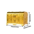 thumbnail image 2 of Plastic Pirate Treasure Box Jewelry Storage Box Organizer Makeup Gift Box Candy Box, 2 of 5