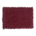 thumbnail image 4 of Home Weavers Fantasia Collection 100% Cotton Bathroom Rugs Set, Machine Washable Rug, Extra Soft and Absorbent bath Rug, Kitchen Mat, Bath Rug, Bath Floor Mat Non Slip, 17"x24" Rectangle, Red, 4 of 5