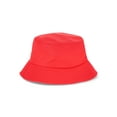 thumbnail image 3 of Women's Polyester Twill Bucket Hat by Way to Celebrate, One Size, Red Engine, 3 of 4