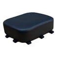 thumbnail image 4 of Cómodo cojín para asiento trasero de bicicleta con esponja de látex gruesa y tres correas de seguridad Negro, 4 of 8