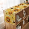 thumbnail image 6 of Table Runners 72 Inches Long Dress Scarves, Sunflower Farmhouse Kitchen/Dining Table Runner, Coffee Tablerunners, Yellow Floral Elegant Pastoral Flowers Rustic 14x72 Inch, 6 of 9
