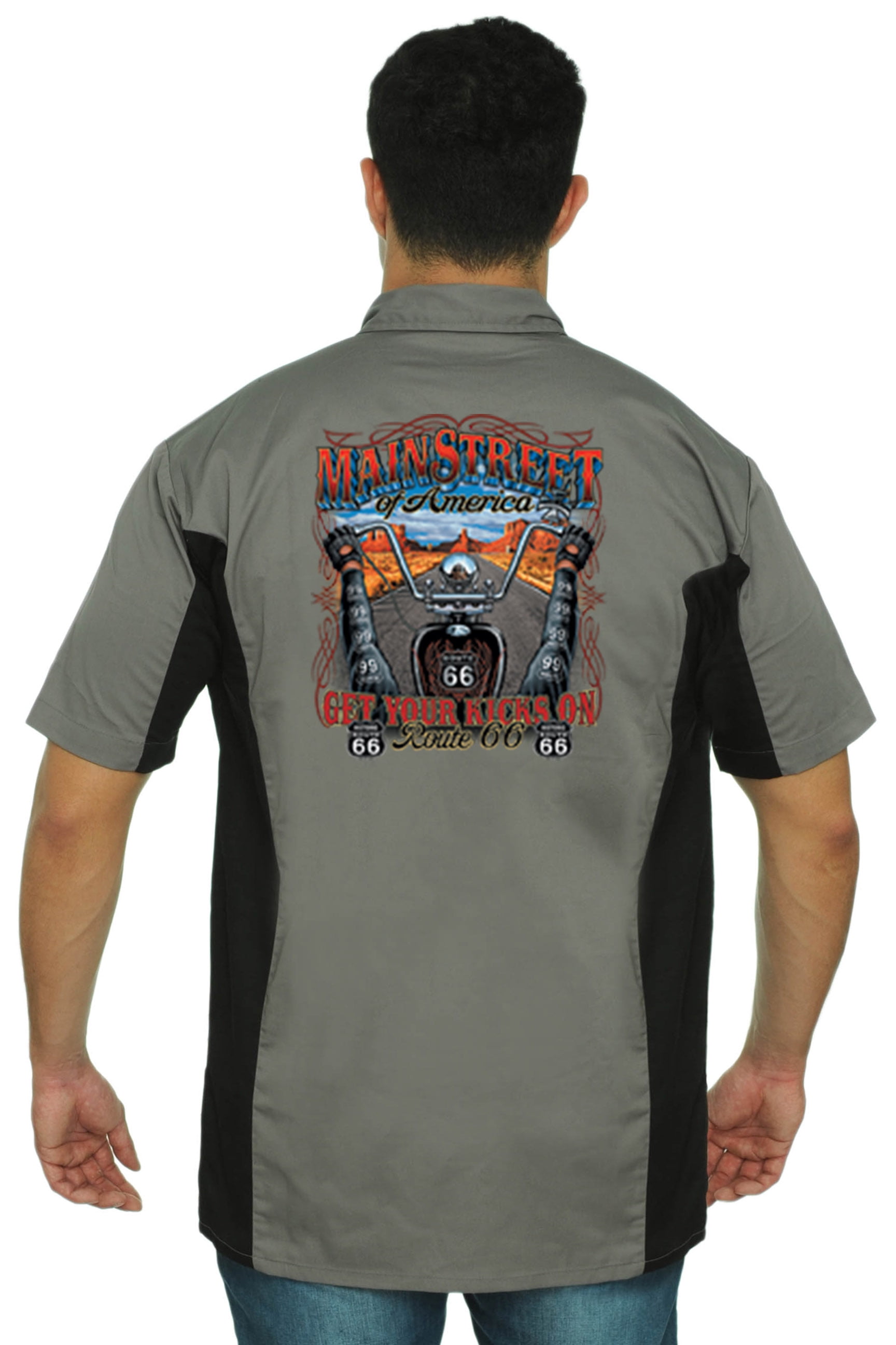 SHORE TRENDZ Mens Mechanic Work Shirt 
