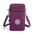 thumbnail image 1 of 1pc New Sports Wallet Mobile Phone Bag Shoulder Bag Handbag Coin Purse Retro Keychain Small Purse, 1 of 5