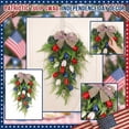 thumbnail image 2 of Independence Day Tulip Water Drop Hanger, 250th Anniversary Red White Blue Patriotic Hanging Ornament for 4th of July Decor,July 4th Decorations, 2 of 8