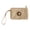 Grassy yellow and br, variant on 2023 Wristlet Wallet Women Girl ID Credit Card Card Holder with Wrist Strap Straw Woven Coin Change Clutch Purse