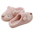 thumbnail image 5 of QISIWOLE Women's Home Lovely Animal Print Slippers Plush Warm Antiskid Pet Slippers Deals !, 5 of 9