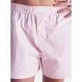 thumbnail image 6 of Musuos Women's Summer Loungewear Short Pants Elastic Band Loose Fit Striped Casual Pajama Shorts Beach Shorts, 6 of 8