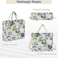 thumbnail image 6 of FORMRS Womens Corduroy Tote Bag Crossbody Shoulder Handbag with Pocket, Light Floral Pattern, 6 of 7
