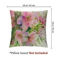 thumbnail image 4 of Hummingbird Throw Pillow Cover Lovely Hummingbird and Pink Flowers Oil Painting Art Decorative Rectangular Pillowcase for Sofa and Bed Couch, 4 of 7