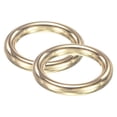 thumbnail image 1 of Uxcell 2-Pack Anillas para Cortinas, Anillas de Plástico de 1 Pulgada, Clips de Anillas Oculares, Anillas Romanas de Bajo Ruido para Ventanas/Telas, Anillas para Cortinas [Dorado], 1 of 1