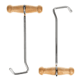 thumbnail image 1 of 2pack Boot Hooks and Puller for Cowboy Boots, Wood Handles, Boot Pulls with Handle, 1 of 7
