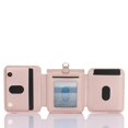 thumbnail image 5 of Rosbody leather zipper wallet phone case for Samsung Galaxy Z flip 6 card holder protective cover, 5 of 10