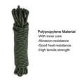 thumbnail image 3 of Uxcell 1Pc Polypropylene Rope Diamond Braid Nylon Cord High Strength 1/4" x 50ft Army Green, Black, 3 of 6