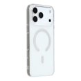 thumbnail image 3 of For iPhone 17 Pro Magnetic Case Glitter Ring 1.5mm Hard PC Clear Phone Cover - Gold, 3 of 5